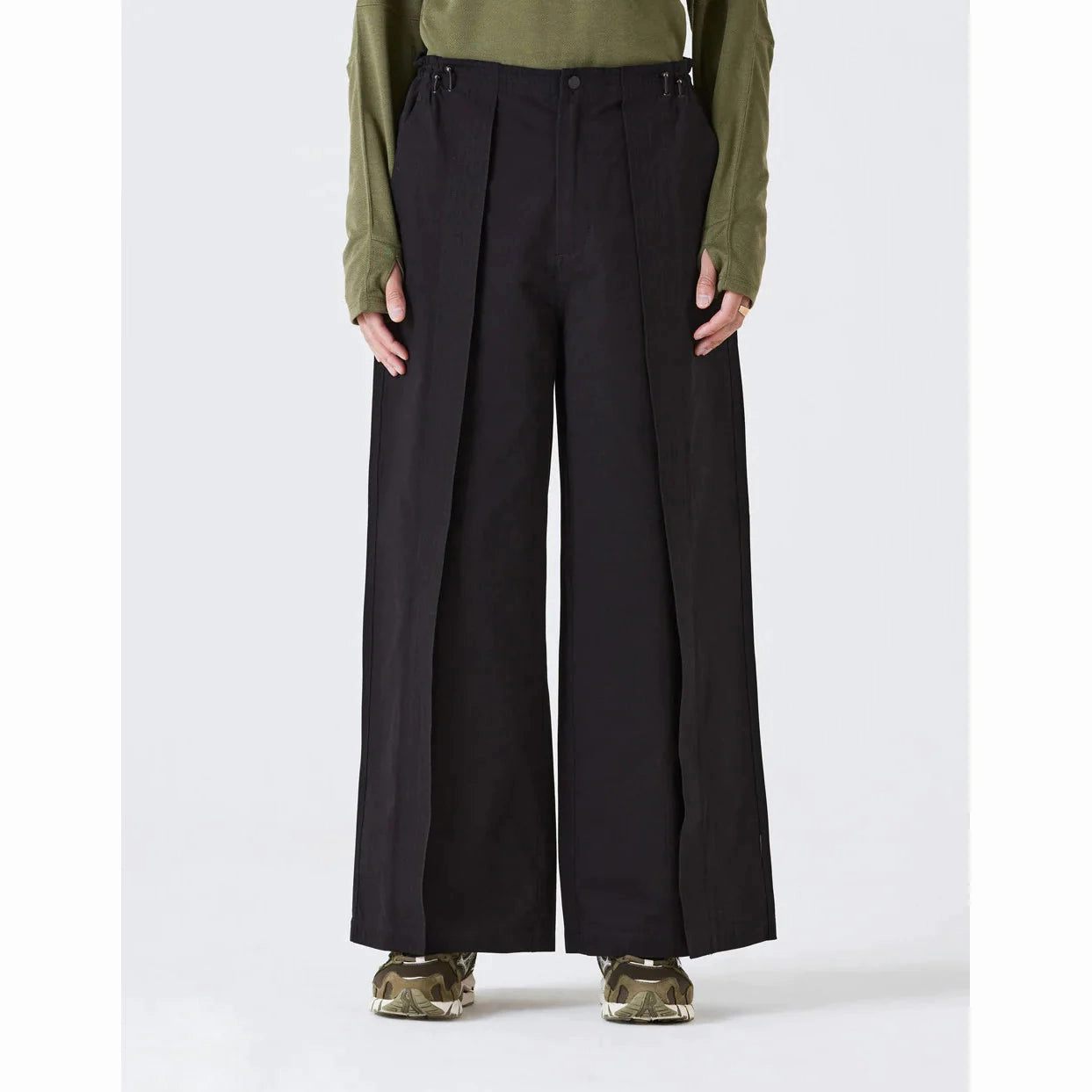 Maharishi Cordura Tech Hakama Pants 'Black' Abrasion Resistant Panels MoistureWickingLining