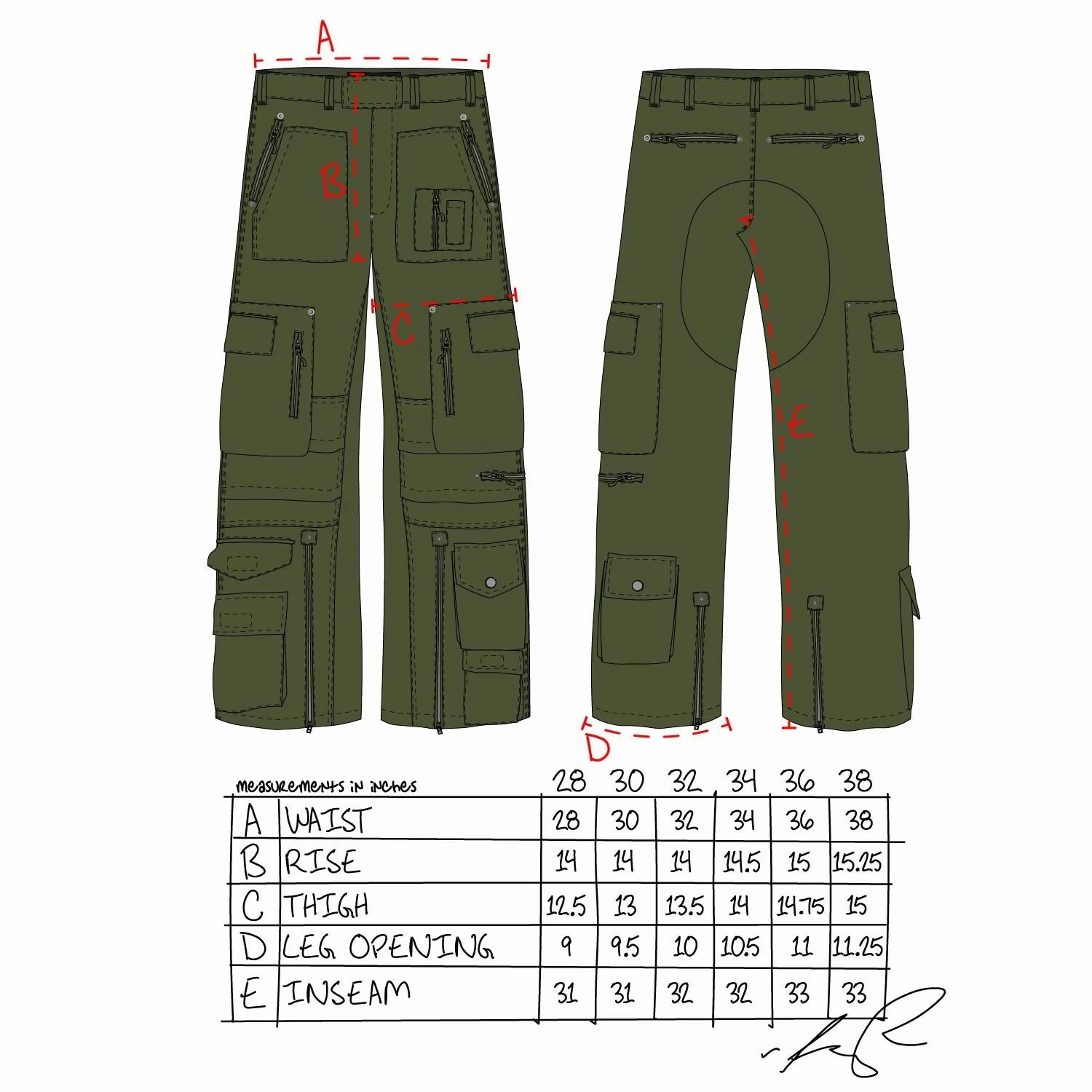 No Ride Up Design Anti Static Lining Kody Phillips Rip Van Kody Pants 'Green'