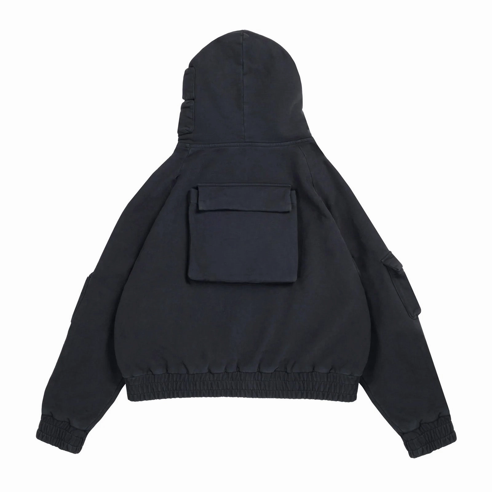 Temperature Regulating Fabric Outdoor Fit Kody Phillips Zip Up Cargo Hoodie 'Navy'
