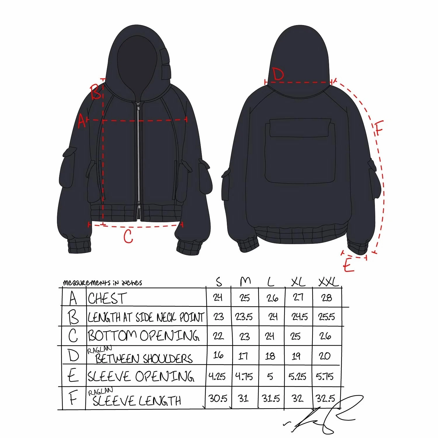 Multi Purpose Wear Kody Phillips Zip Up Cargo Hoodie 'Navy'