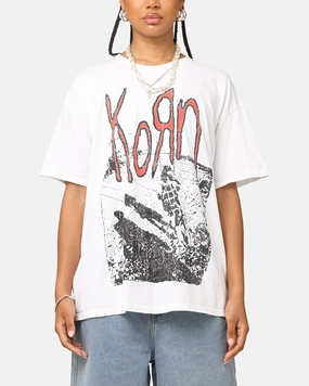Regular Fit Korn Debut Xerox T-Shirt White Vintage