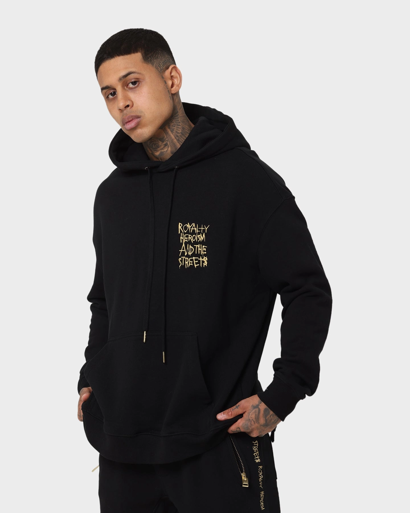 Ksubi 23 Biggie Hoodie Black High-Tech Fabric