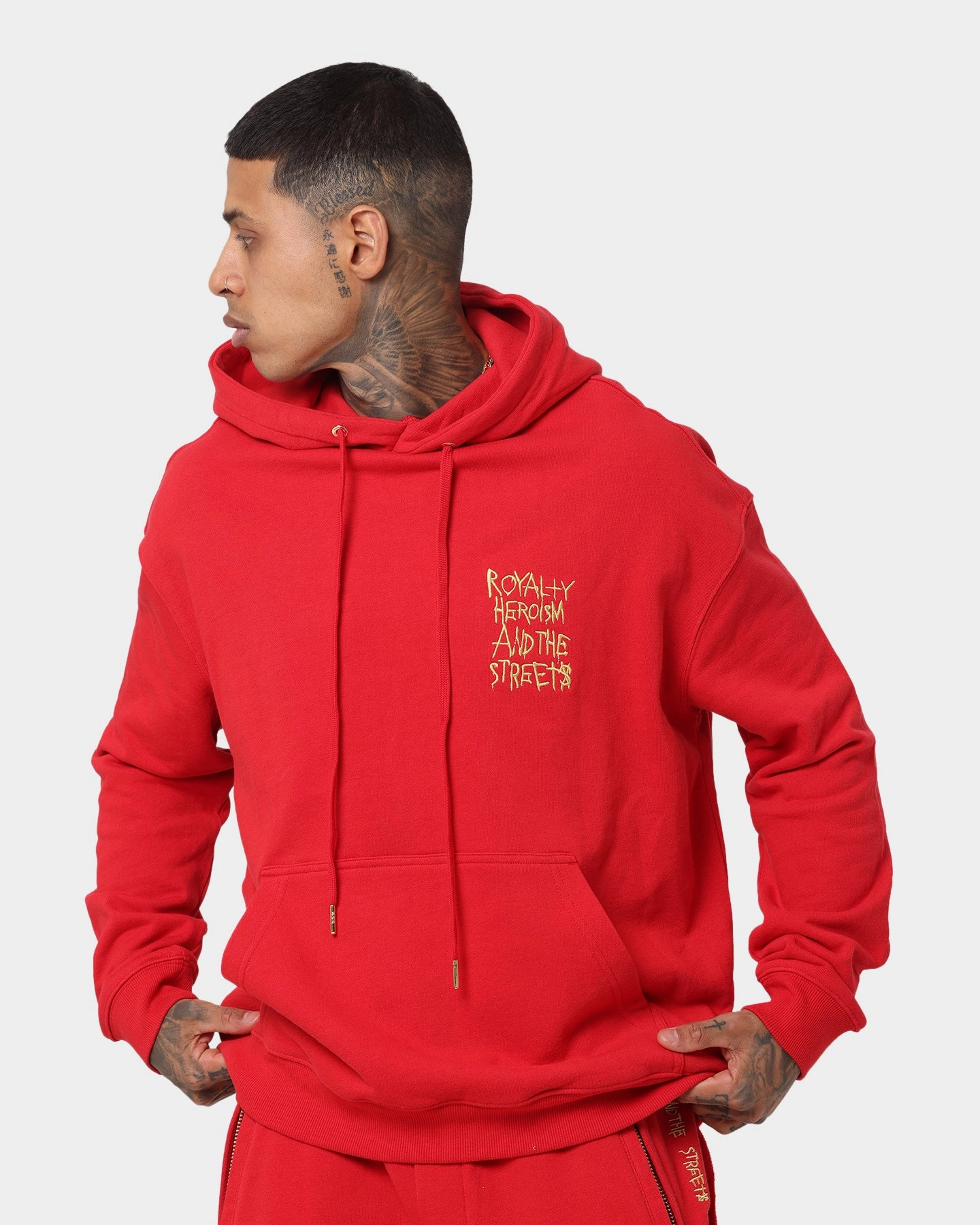Ksubi 23 Biggie Hoodie Red Continue Highlighter
