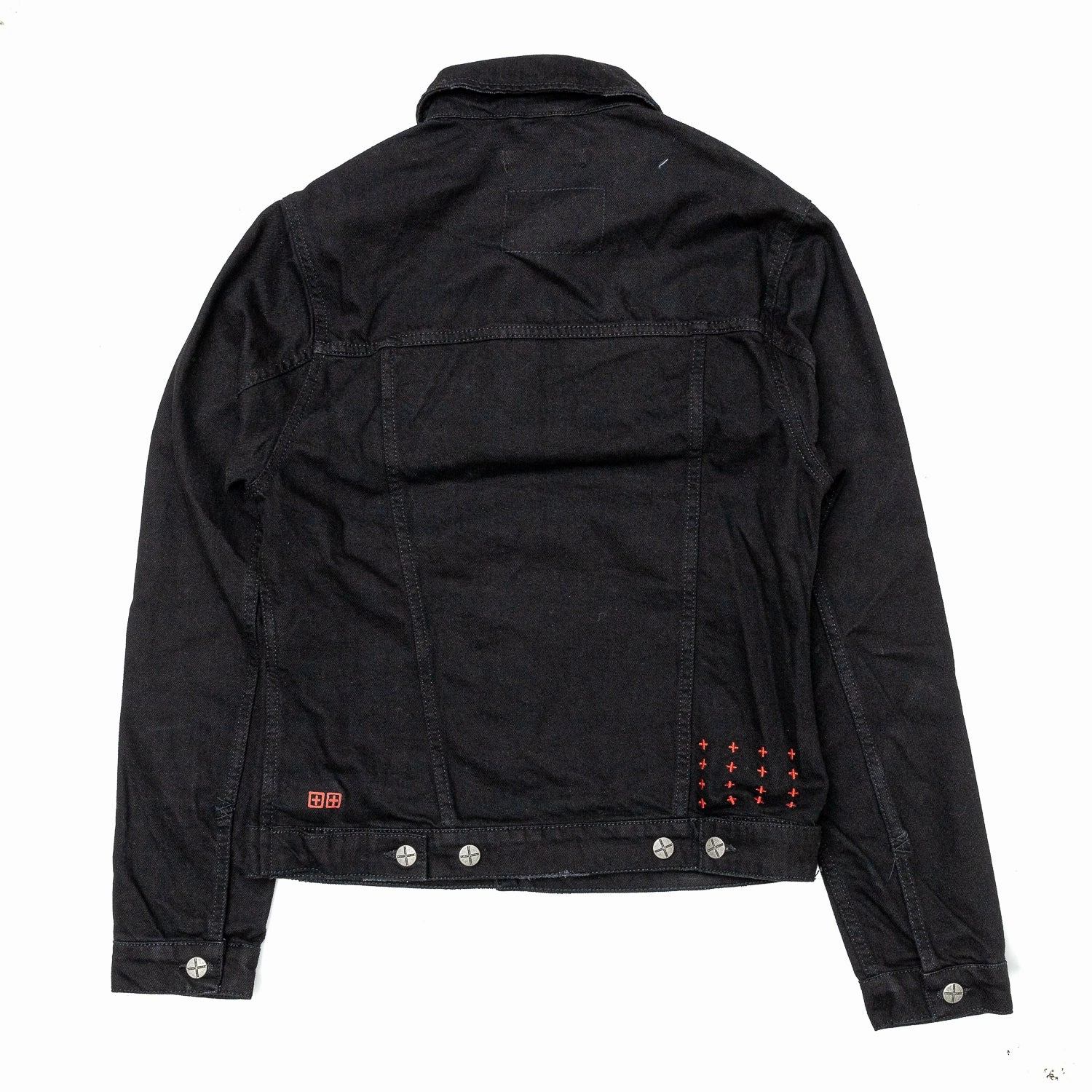 Ksubi Classic Jacket Laid 'Black' Neutral Tones Look Classic Ribbed Cuffs
