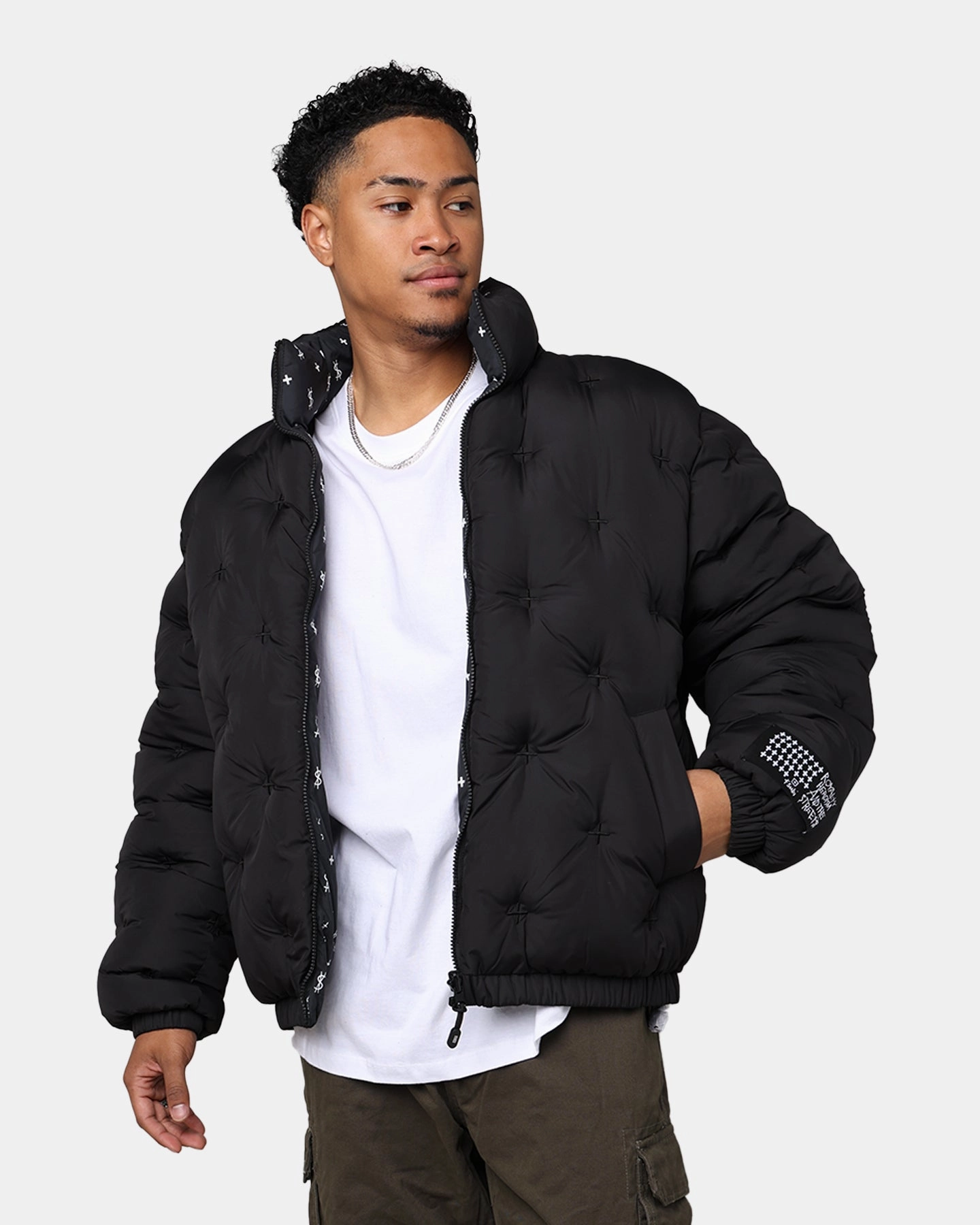 Ksubi Flight Puffer Jacket Black Polyfill Layer Integration thermal