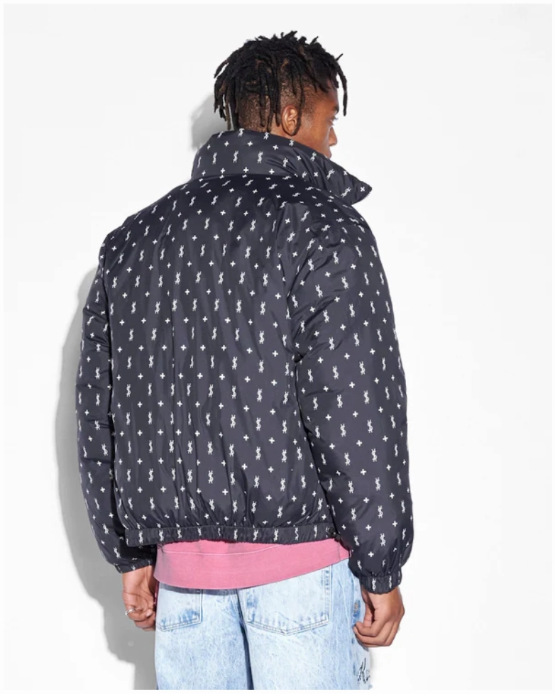 Ksubi Flight Puffer Jacket Black Abrasion Resistant Edges
