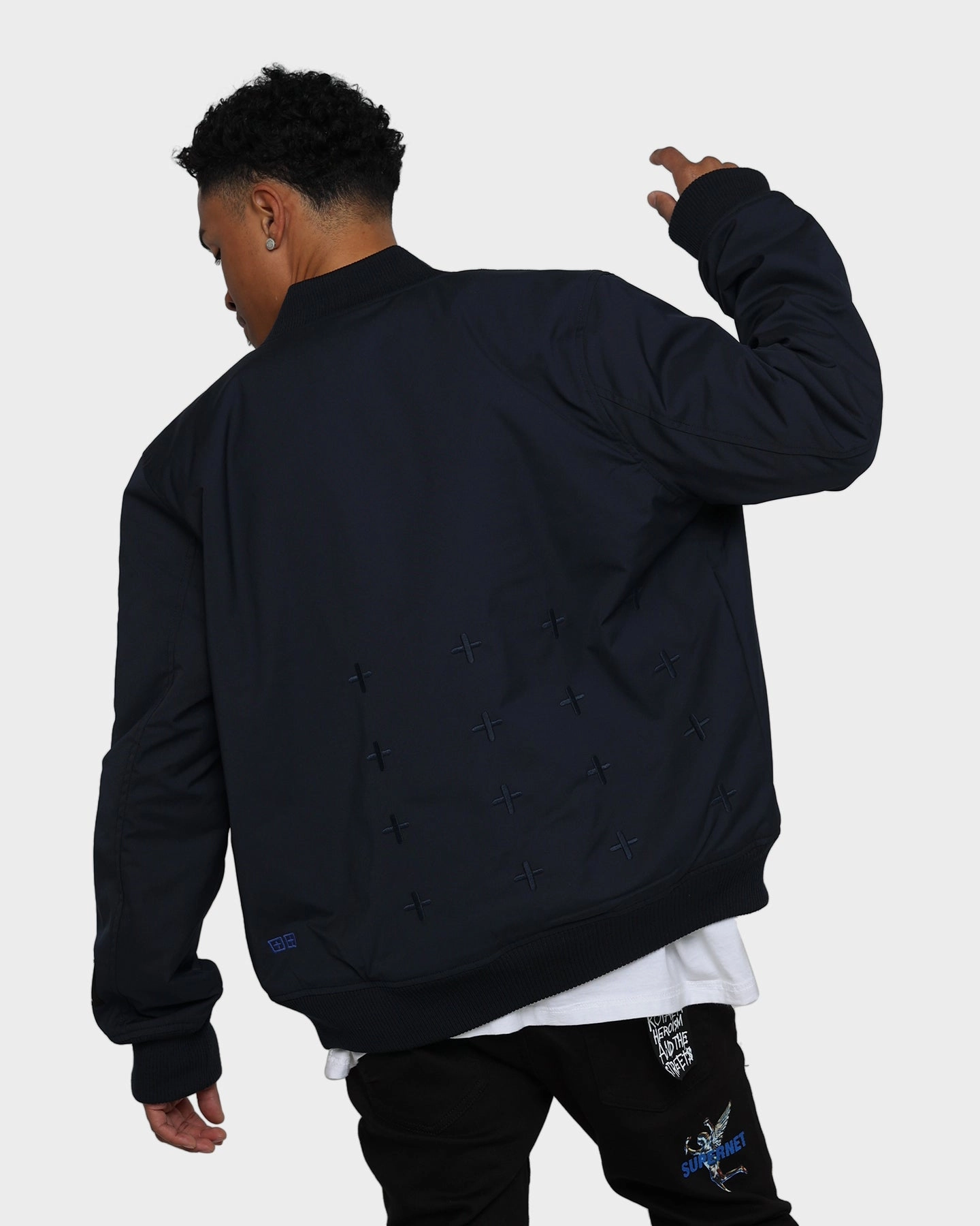 museum Promise Ksubi NFT Bomber Jacket Blue