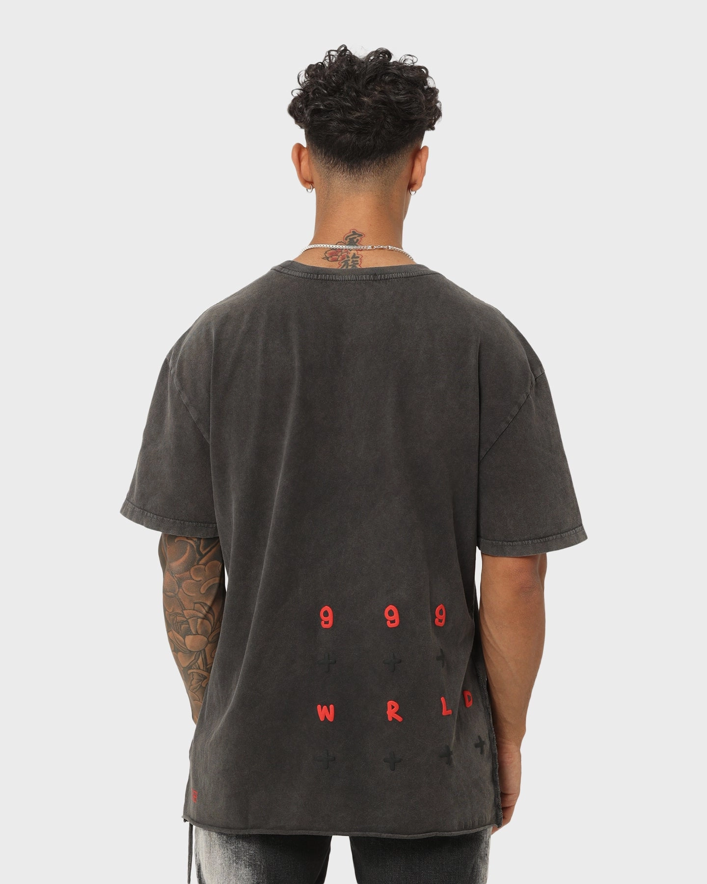 Perfect Comfort Wear Ksubi X Juice Wrld 999 Biggie Vintage T-Shirt Faded Black