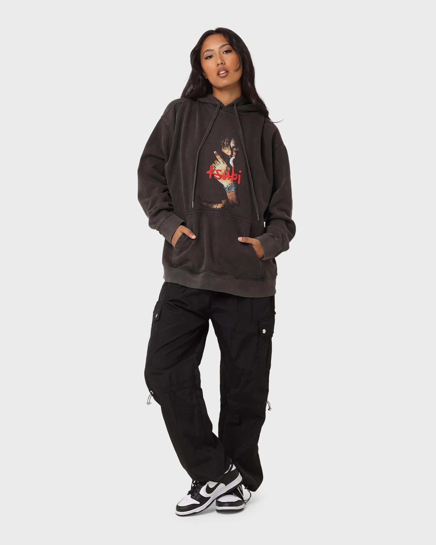 Casual Comfort cruise trip Ksubi X Juice Wrld 999 Wrld Biggie Hoodie Faded Black