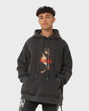 Functional Outerwear Aim Ksubi X Juice Wrld 999 Wrld Biggie Hoodie Faded Black