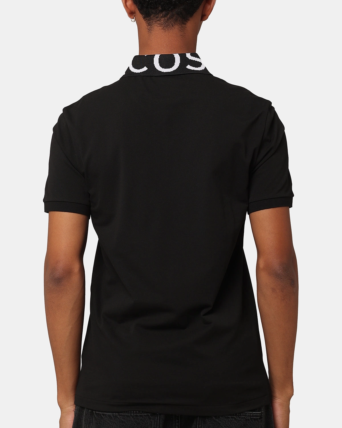 FadeResistant Dye Lacoste Active Slim Fit Polo T-Shirt Black