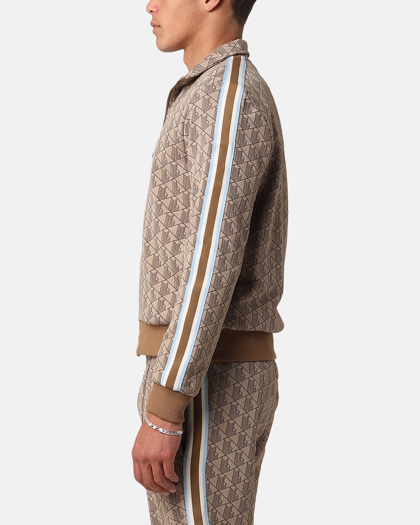 Lacoste Core Originals Monograms Track Jacket Croissant High Visibility Accents LaserCut Ventilation Zones