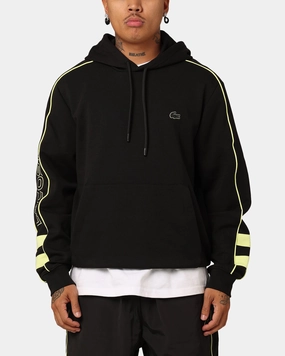 Wind Lock Lacoste Transitional Active Logo Hoodie Black