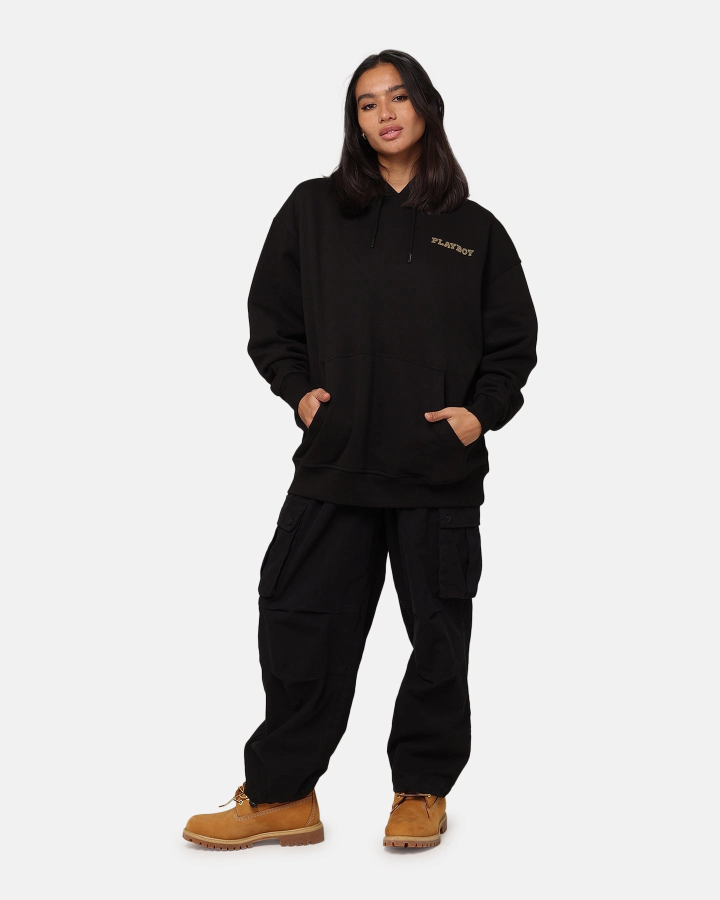 Playboy Diamant?? Hoodie Black Organizer Flexible Layer