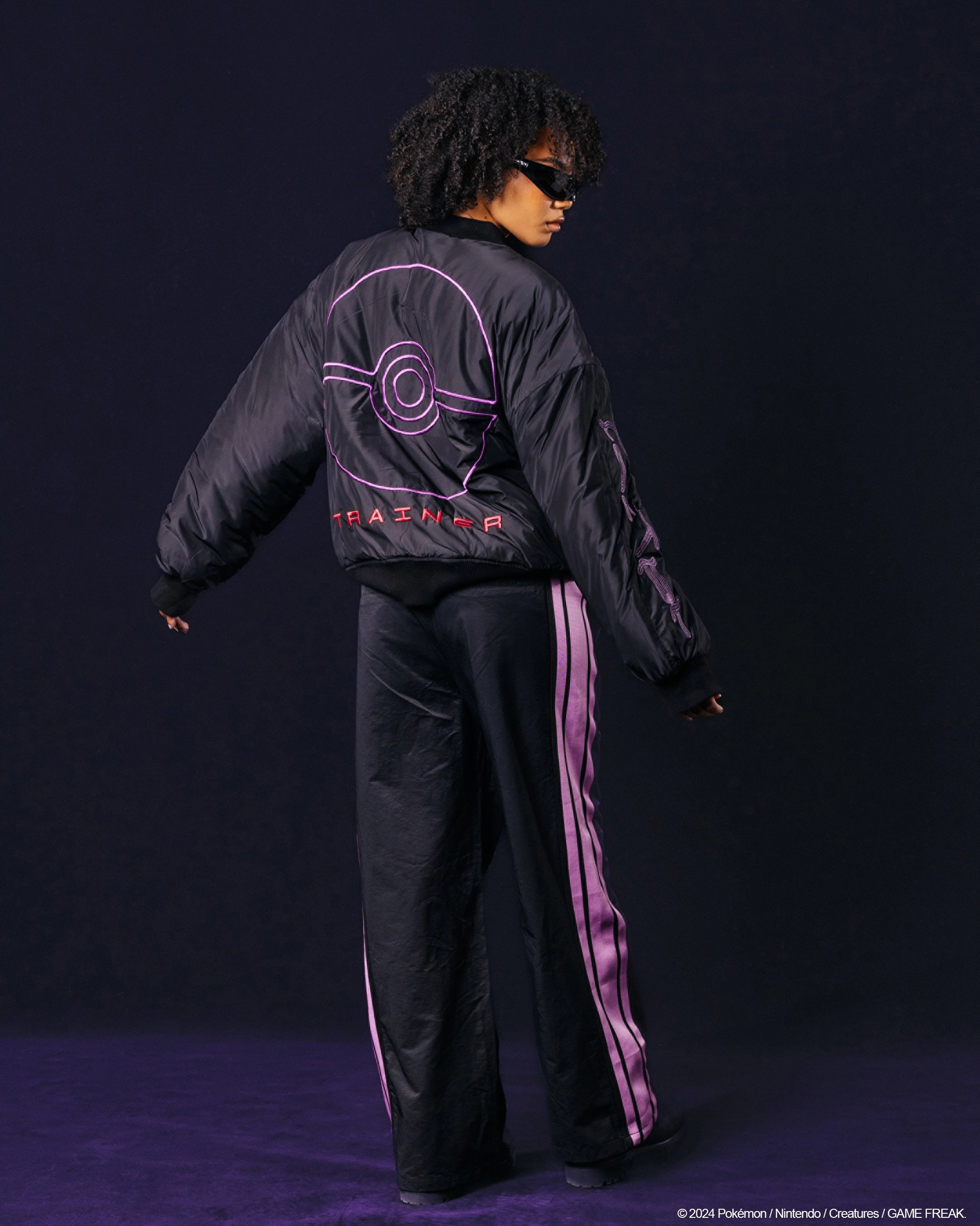 challenge Layer Versatility Pok??mon By Loiter Master Ball Bomber Jacket Black