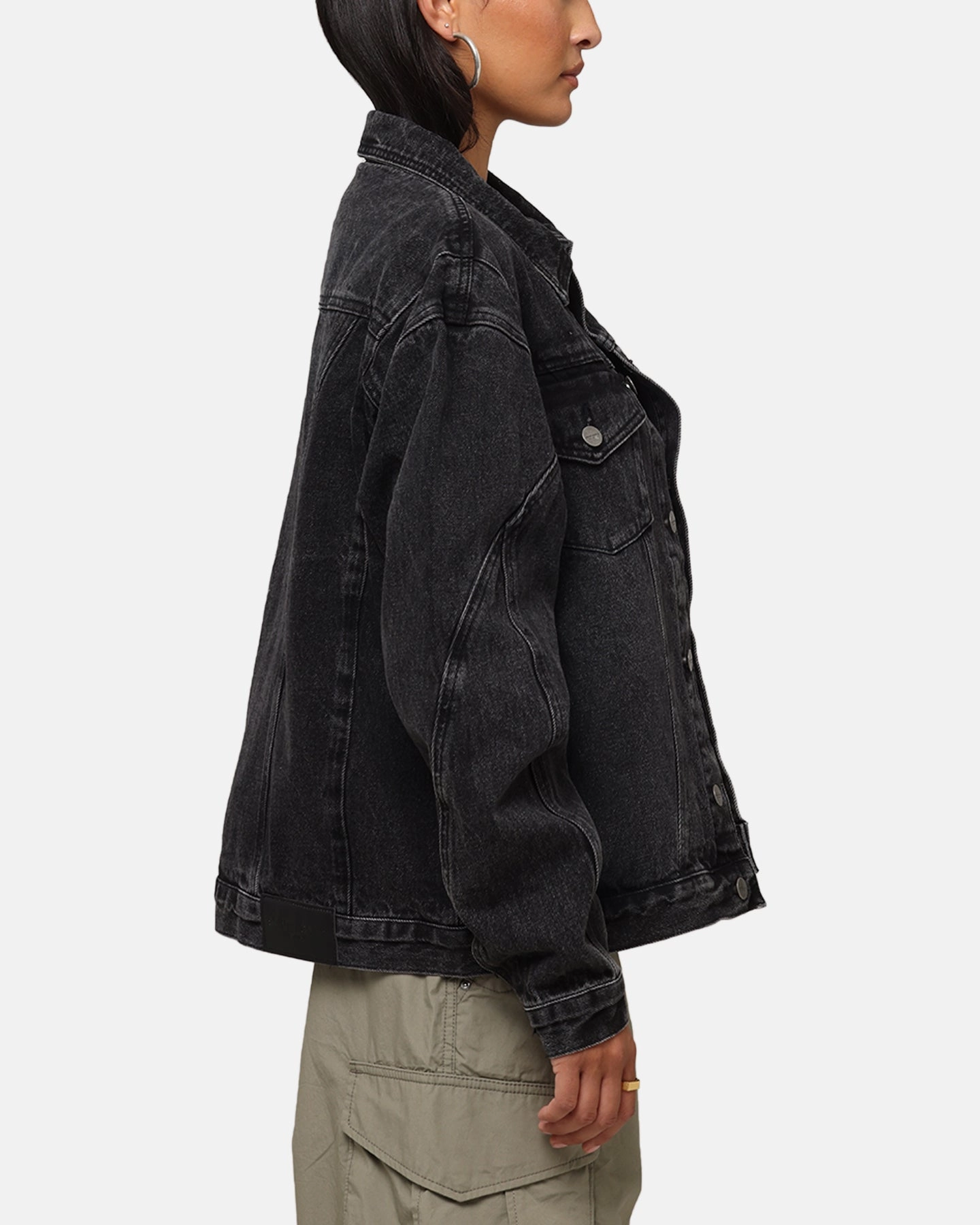 Saint Morta Armoury Denim Jacket Black Shadow popular among teenagers