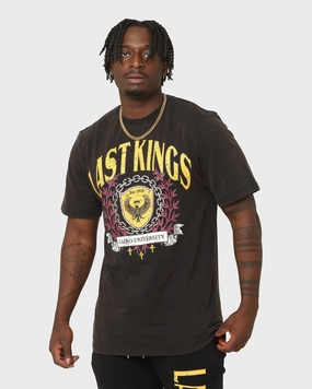 Last Kings Cairo University Short Sleeve T-Shirt Vintage Black NonIronTechnology