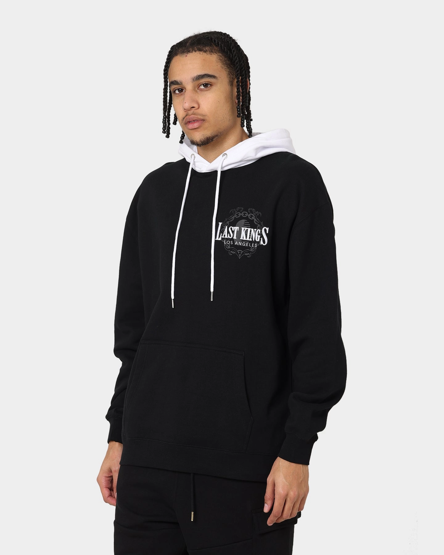 holiday Last Kings Divergence Hoodie Black/White