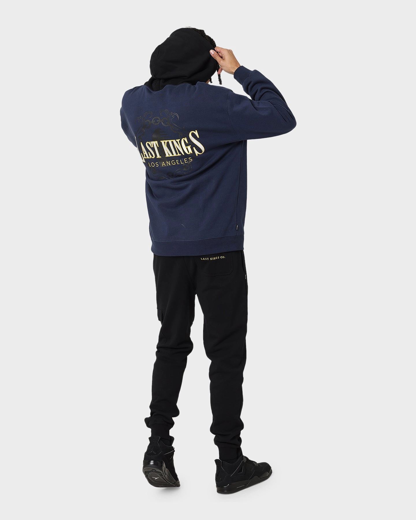 Windproof Closure Last Kings Divergence Hoodie Navy/Black