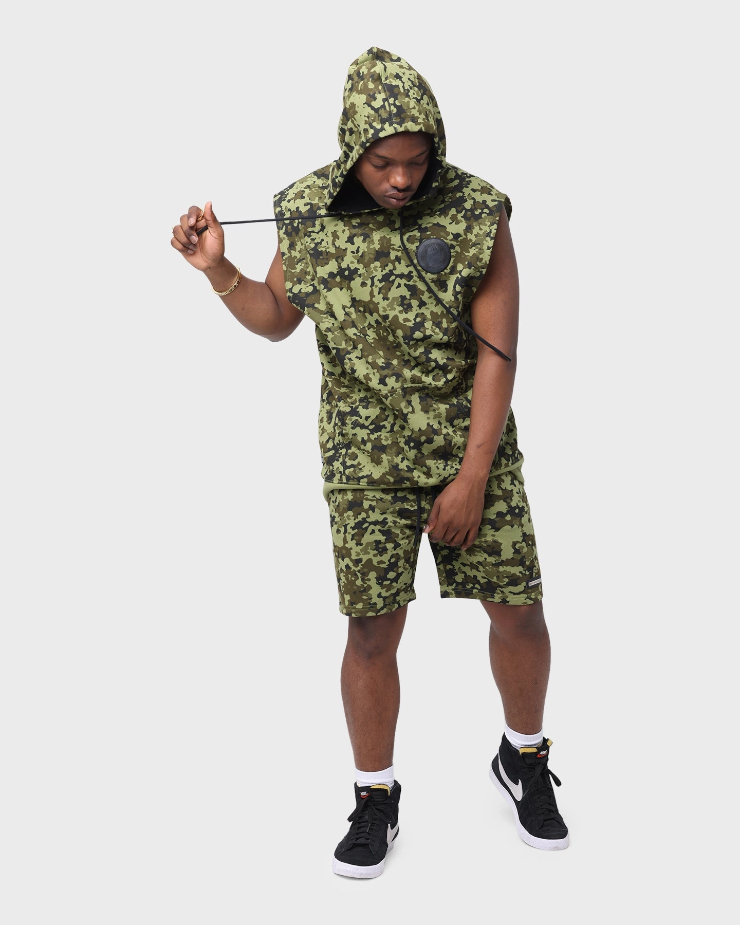 souvenir choice Last Kings Pharaoh Camo Sweat Shorts Camo