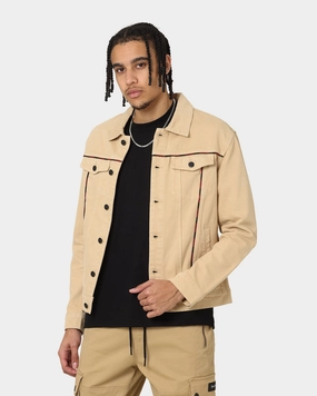 Daily Comfort Circulate Last Kings Piping Denim Jacket Denim/Khaki