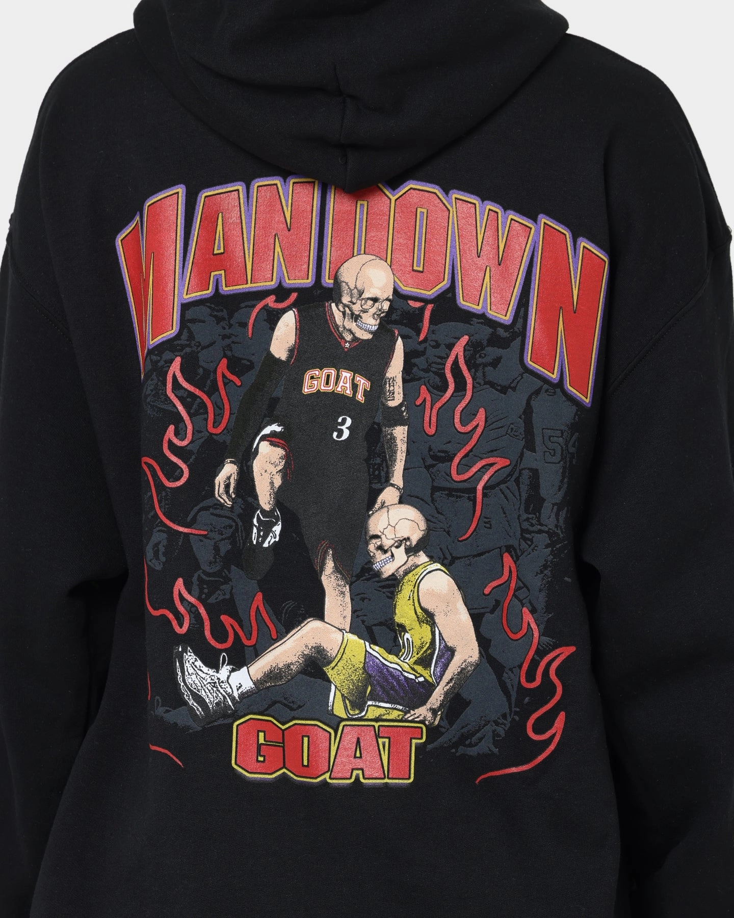 Goat Crew Man Down Hoodie Black Talent