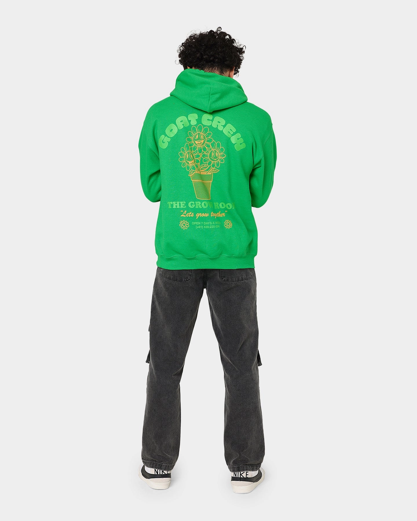 Goat Crew Grow Room Hoodie Green Timeless Form