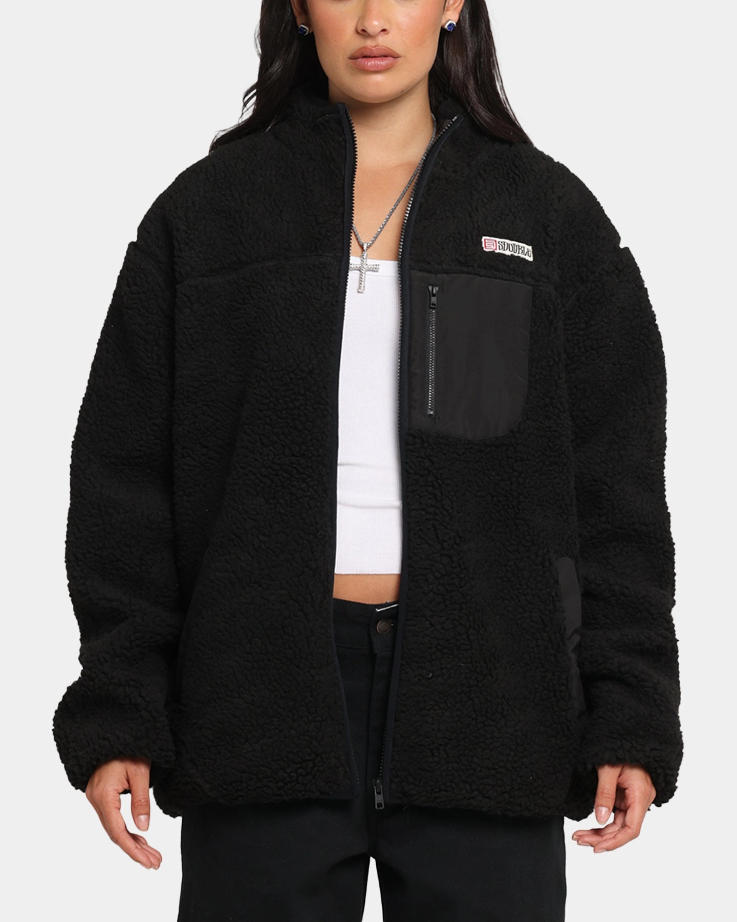 professionals Concealer S Double High Pile Jacket Black