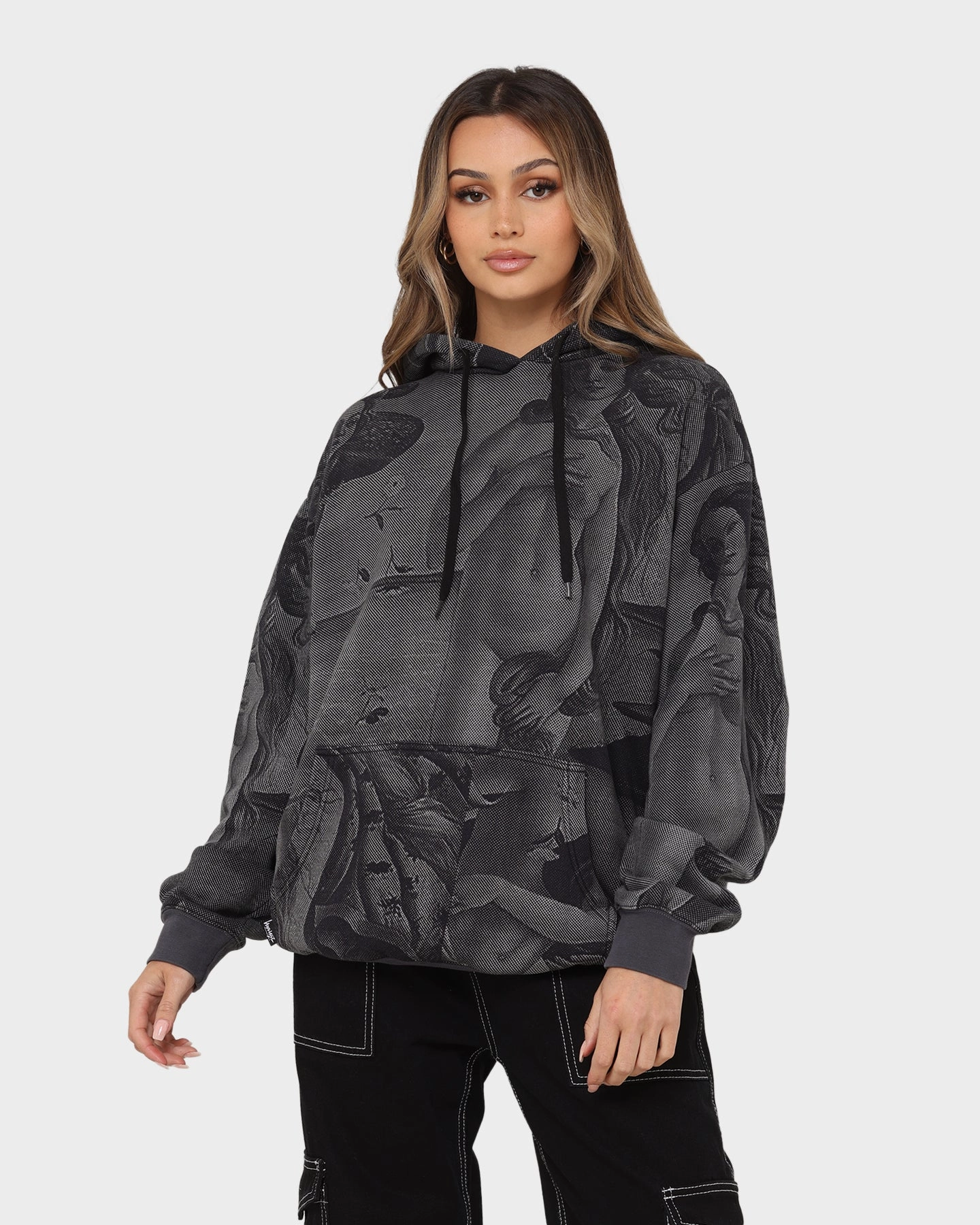 Restore Stussy Dyed Venus Hoodie Black