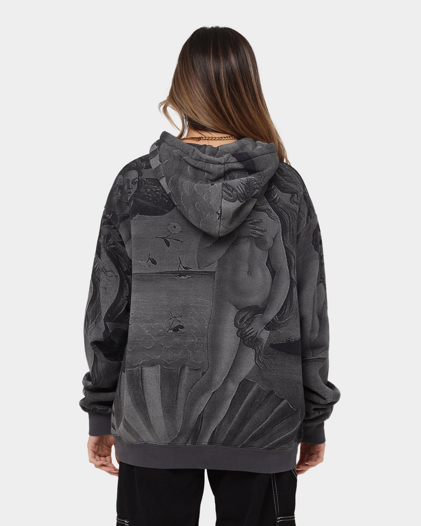 Stussy Dyed Venus Hoodie Black Weekend Fit Pink