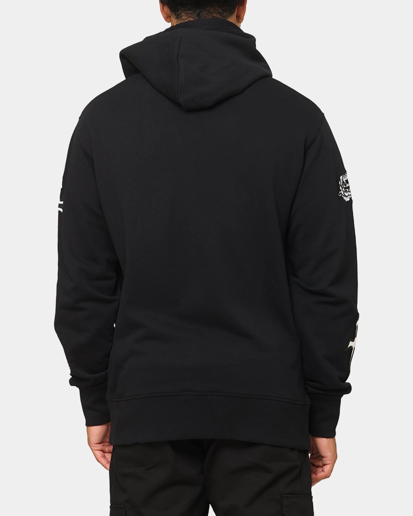Smart Layer Warm and Cozy Saint Morta Graveyard V2 Hoodie Black/White