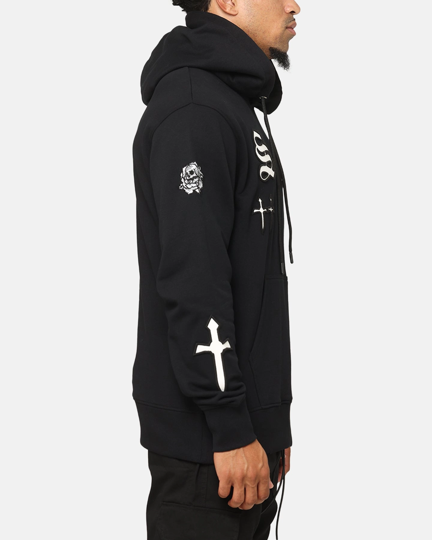 Saint Morta Graveyard V2 Hoodie Black/White Panama
