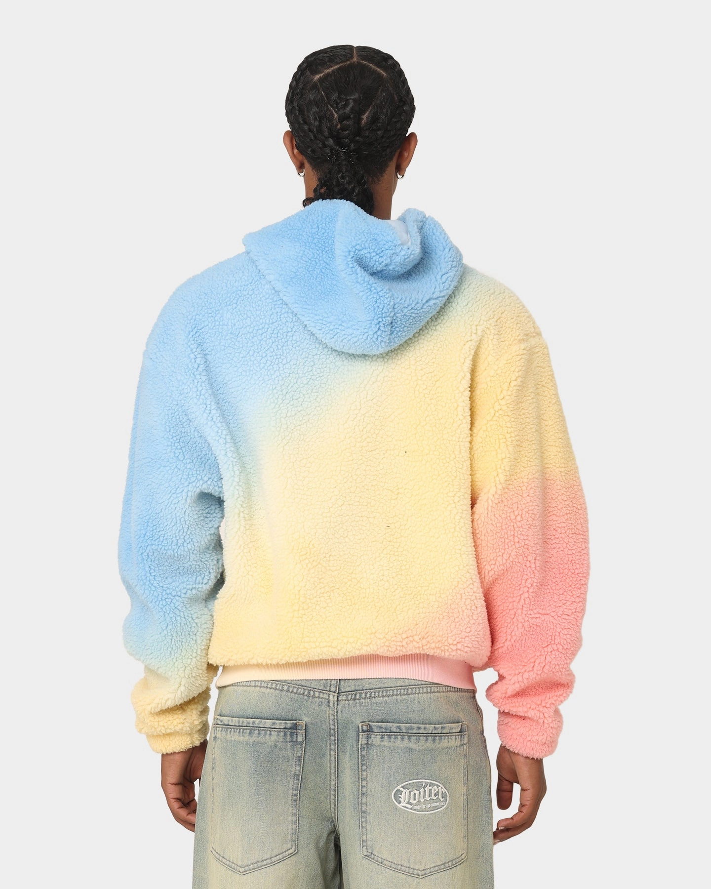 Loiter Sherpa Hoodie Multi-Coloured Interchangeable Collar System