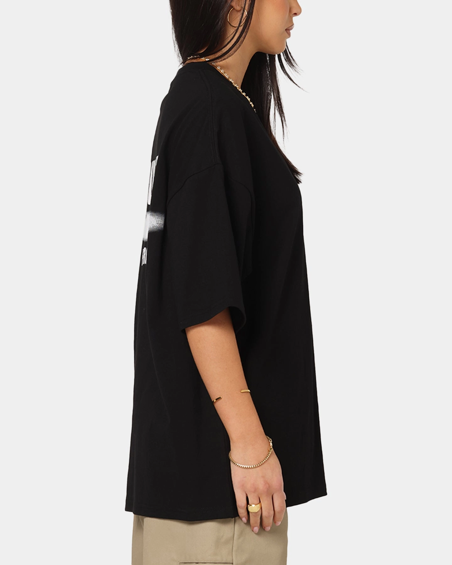 Vouseti Future Is Now T-Shirt Black MinimalistStitching