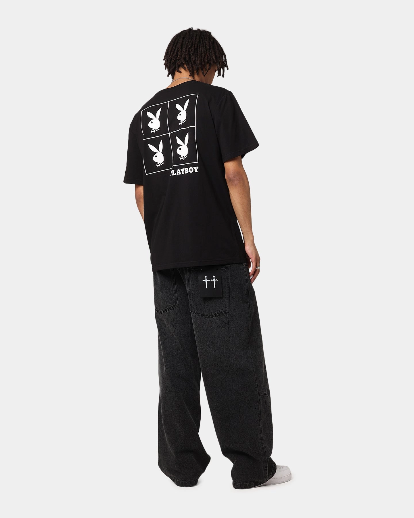 Trendy All-Day Playboy RDH Squared T-Shirt Black