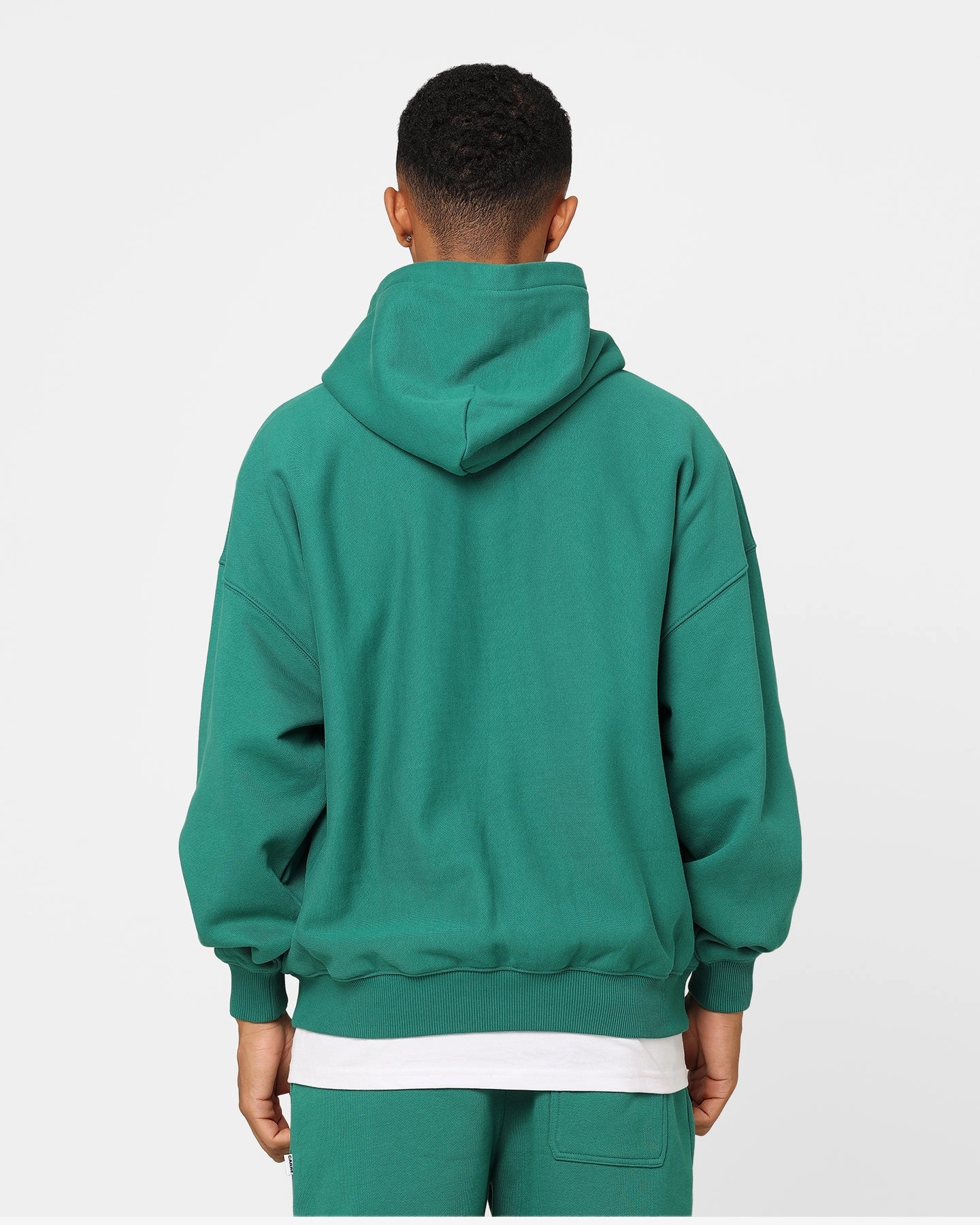 Carre 2K Oversized Hoodie Teal Waterproof Material