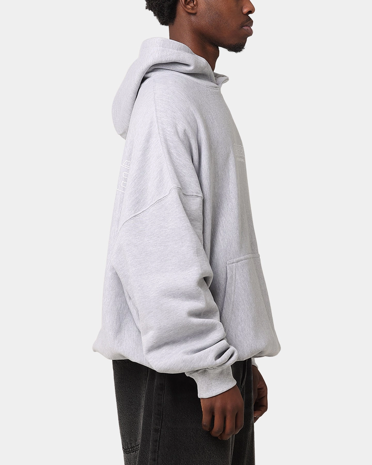 Smart Layer Carre Out Motion Hoodie Light Marle