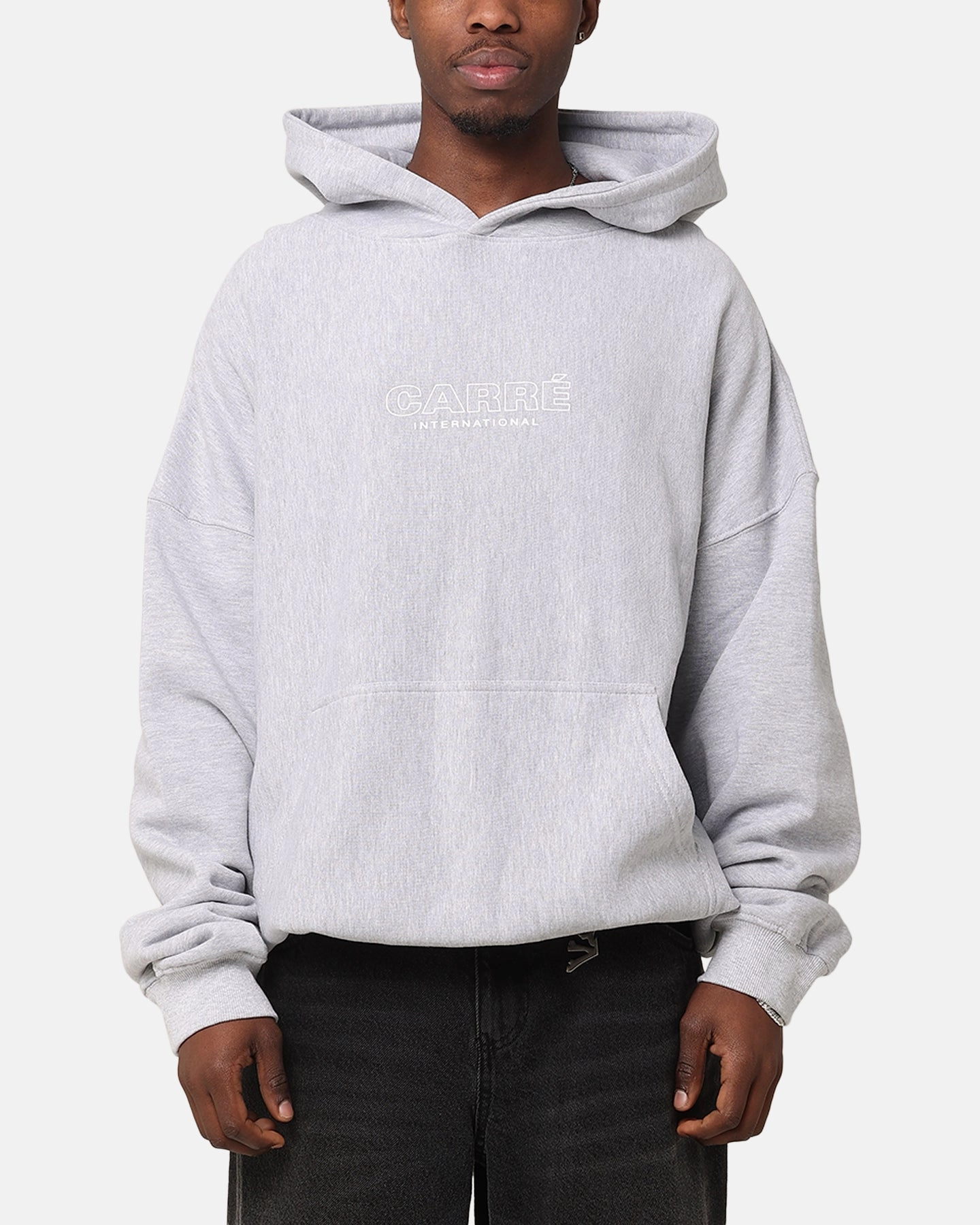 Disseminate Carre Out Motion Hoodie Light Marle