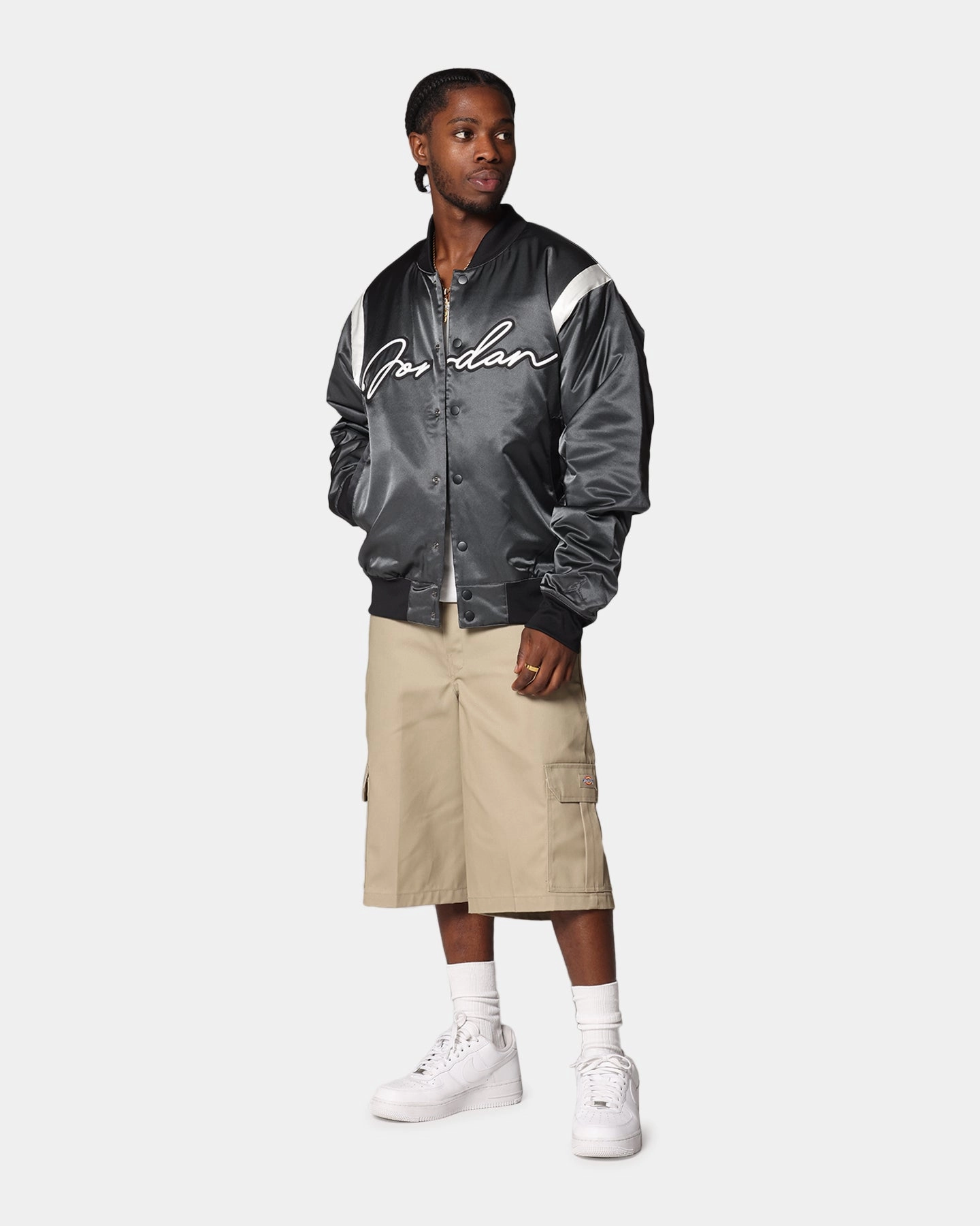 Jordan Jumpman MVP Varsity Jacket Off Noir/Sail Excellence Child