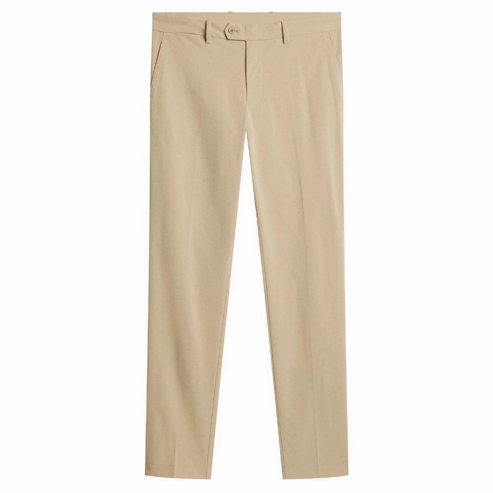 Relaxed Comfort Look J.Lindeberg Vent Golf Pants Safari Beige - SS24 Men