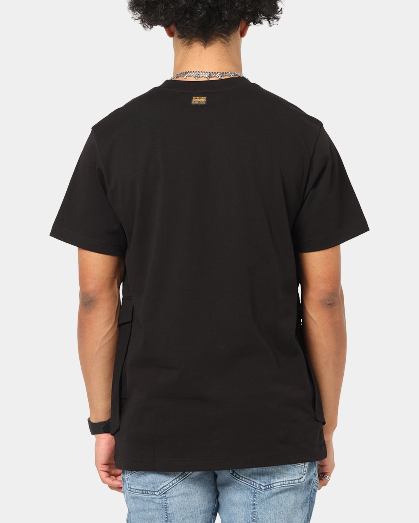 Anti Odor Treatment Eco Friendly Dyes G-Star Rovic Loose T-Shirt Black