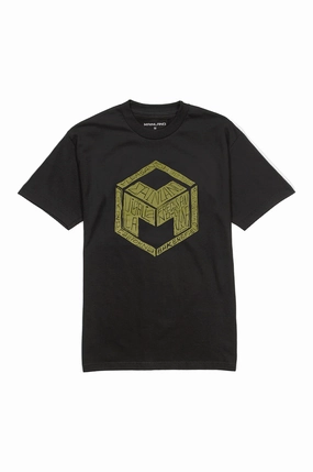 Flatlock stitching Mainland Icon Scribble Tee