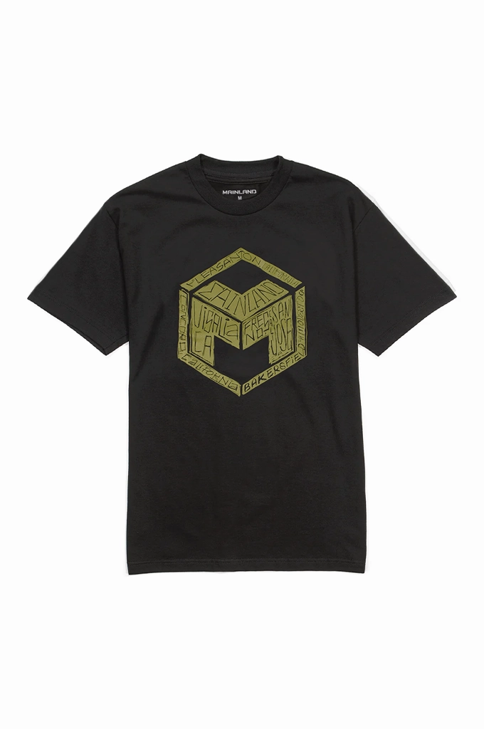 Essential layering piece Eco Friendly Dyes Mainland Icon Scribble Tee