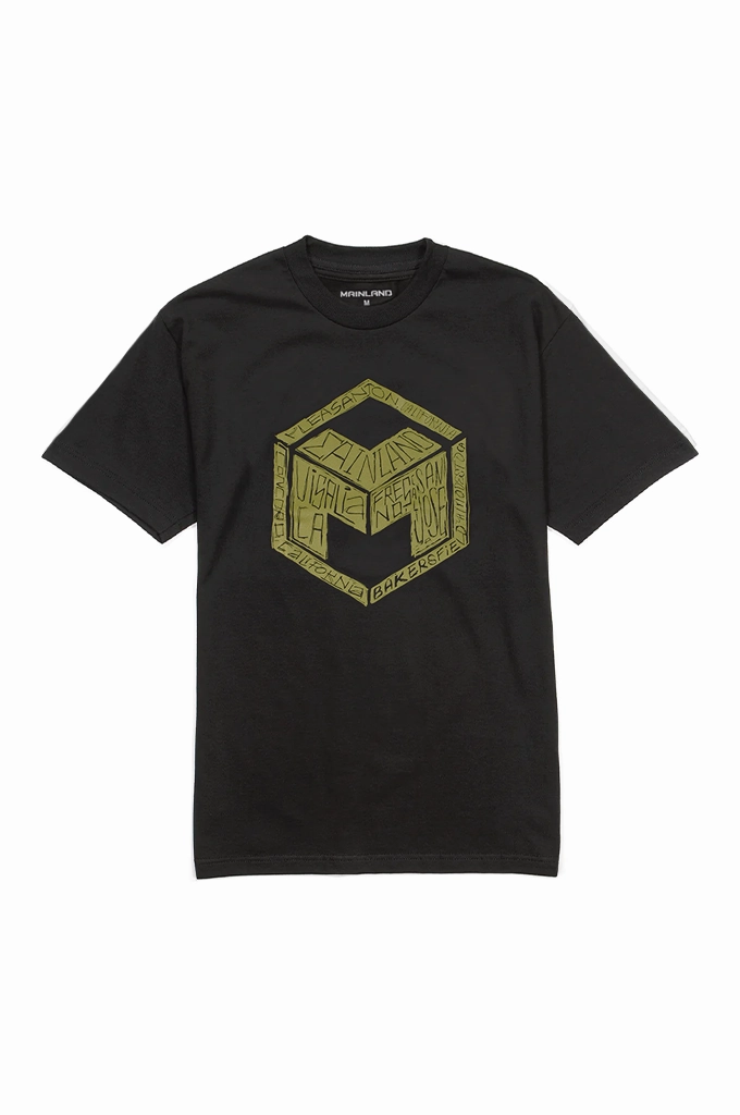 oversized but not shapeless Mainland Icon Scribble Tee