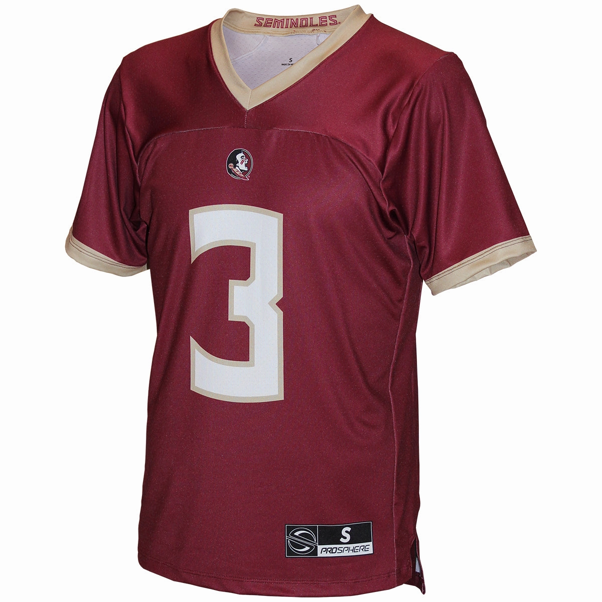 Prosphere Adult/Youth Trey Benson #3 Replica Jersey - Garnet Flexible Motion Flatlock stitching
