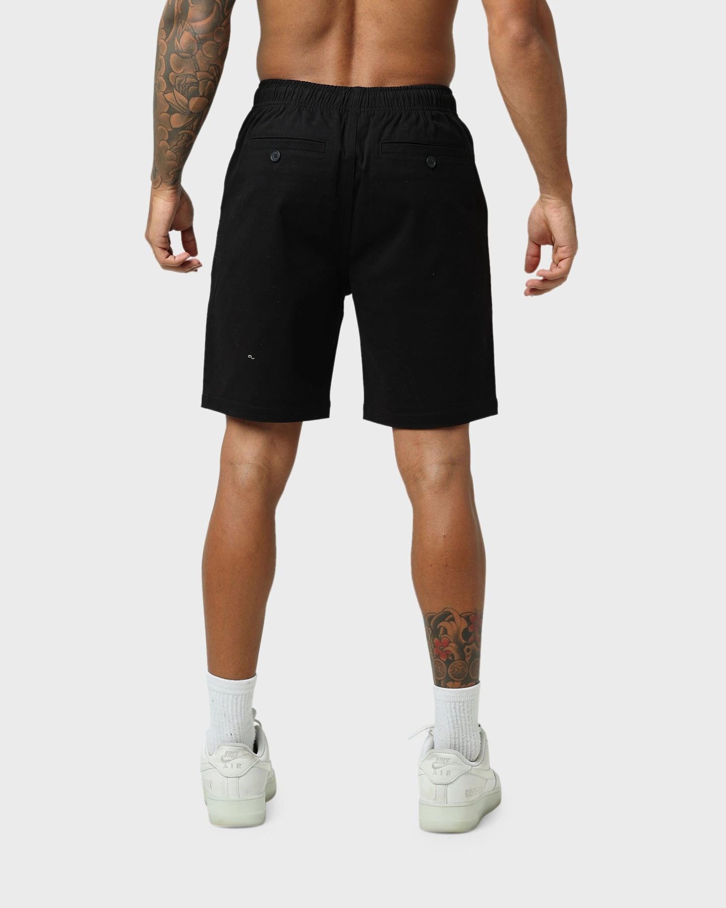 Distressed Hem Finish Chic Look American Thrift American Thrift X Beavis & Butthead Opening Face Shorts Black