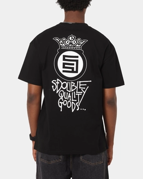 Lightweight Feel S Double Crown Dot T-Shirt Black