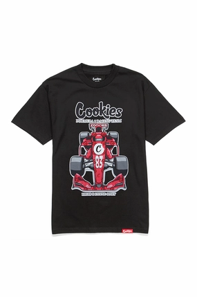 Cookies Formula 1 Short Sleeve Tee Comfort Design EasyCareFabric