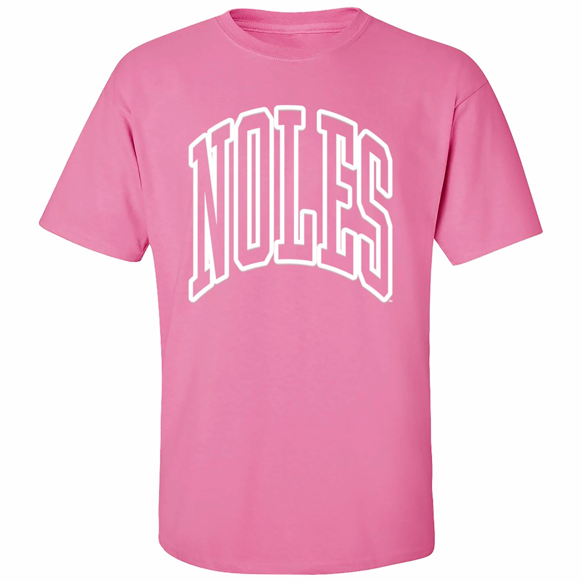 MV Sport Unisex Noles Short Sleeve T-shirt - Azalea Non Shrink Material