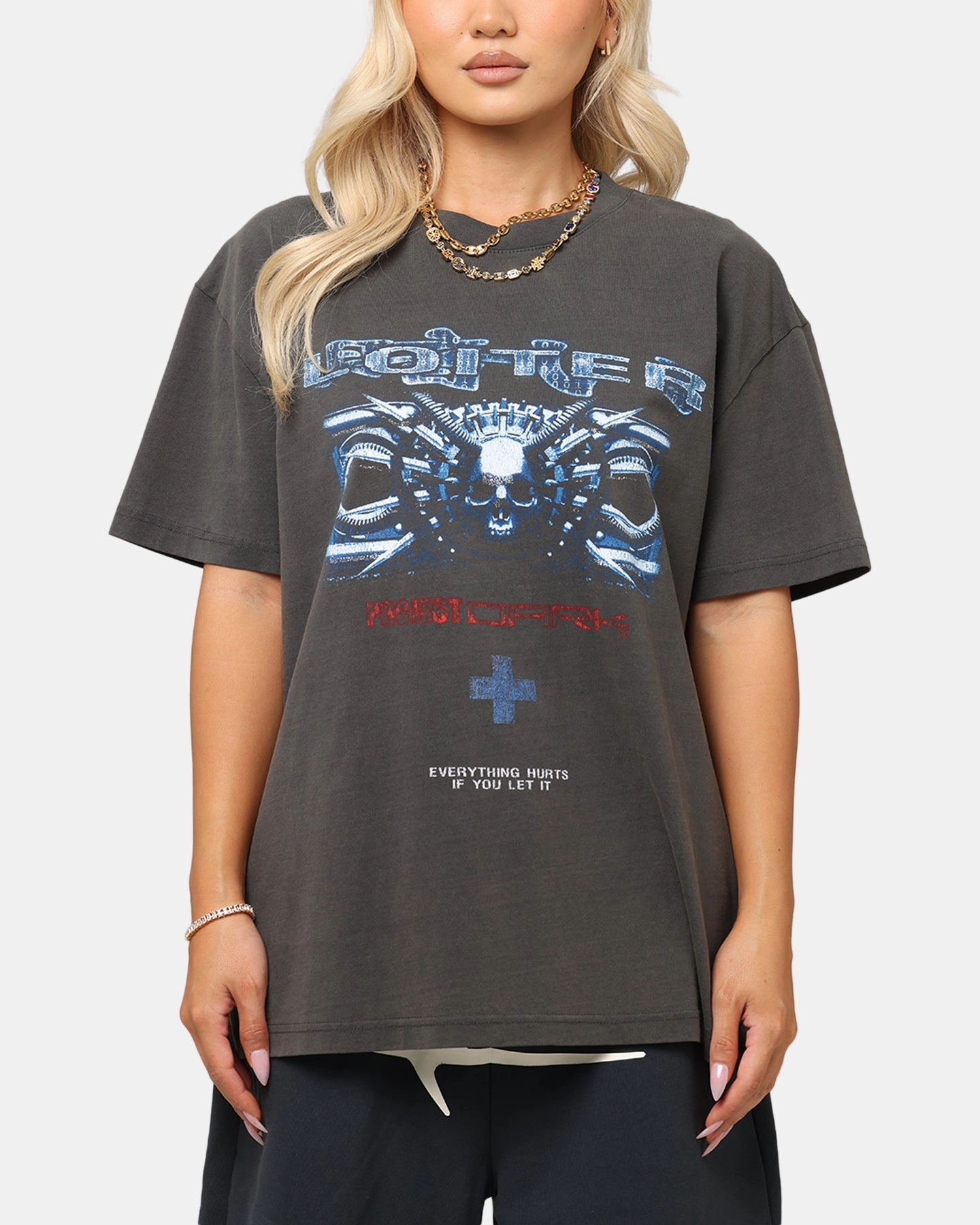 All-Day Wear Loiter Void Vintage T-Shirt Black Wash